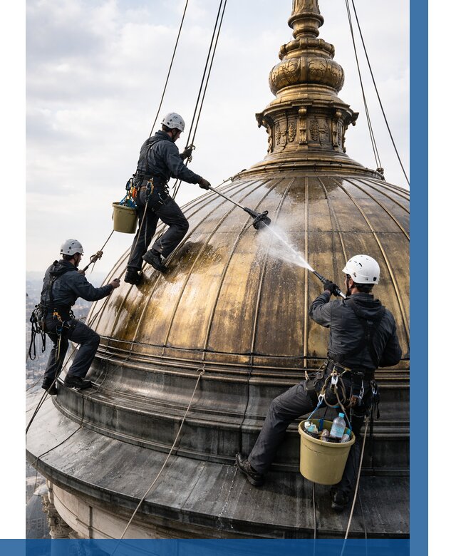 Мойка куполов и шпилей в Вятских Поляне от 8120 р. - заказать | ВЫСОТНИК-Втс