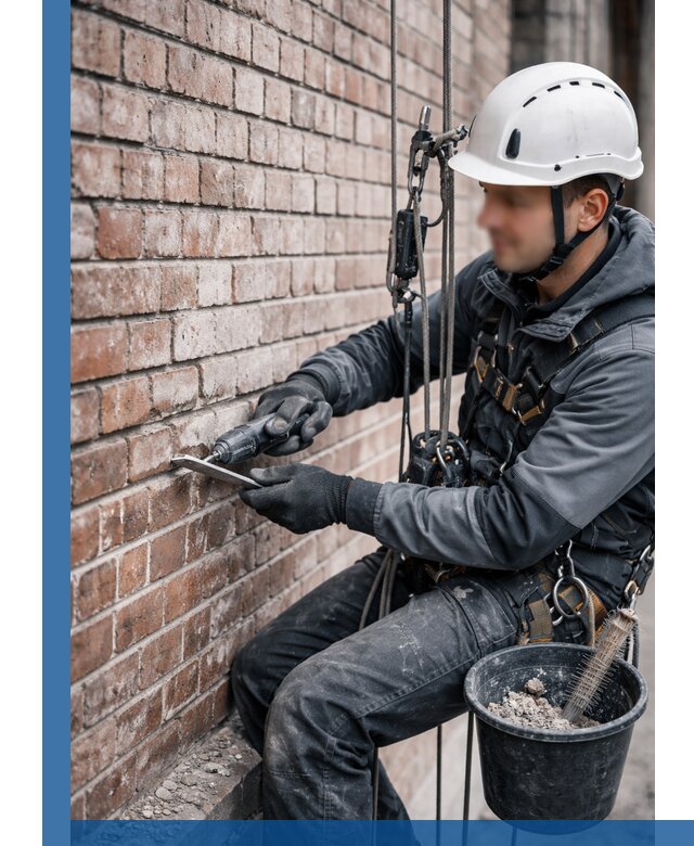 Расшивка кирпичных швов фасадов и стен, ремонт в Вятских Поляне