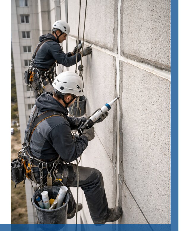 Герметизация межпанельных швов в Вятских Поляне от 711 р. | ВЫСОТНИК-Втс
