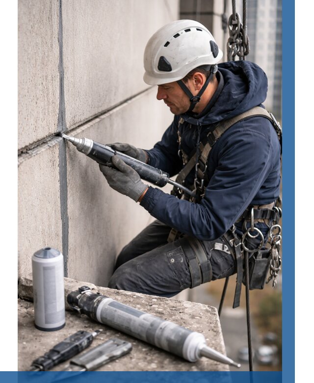 Вторичная герметизация швов в Вятских Поляне от 457 р. | ВЫСОТНИК-Втс