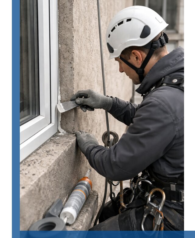 Герметизация монтажных швов окон в Вятских Поляне с гарантией качества