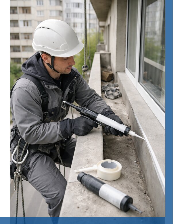 Герметизация швов лоджии в Вятских Поляне от 4568 р. | ВЫСОТНИК-Втс