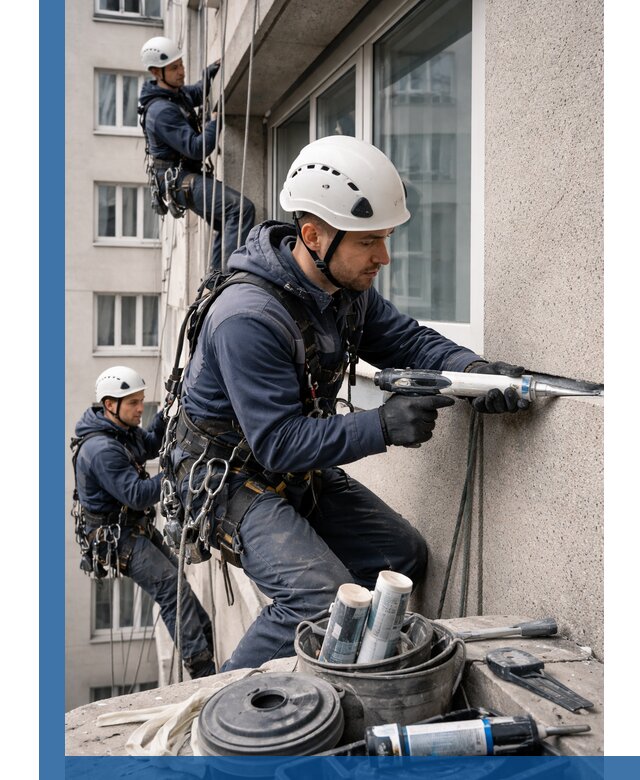 Герметизация швов лоджии в Вятских Поляне профессионально и надежно