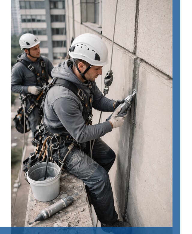 Ремонт деформационных швов здания в Вятских Поляне от 1015 р. | ВЫСОТНИК-Втс