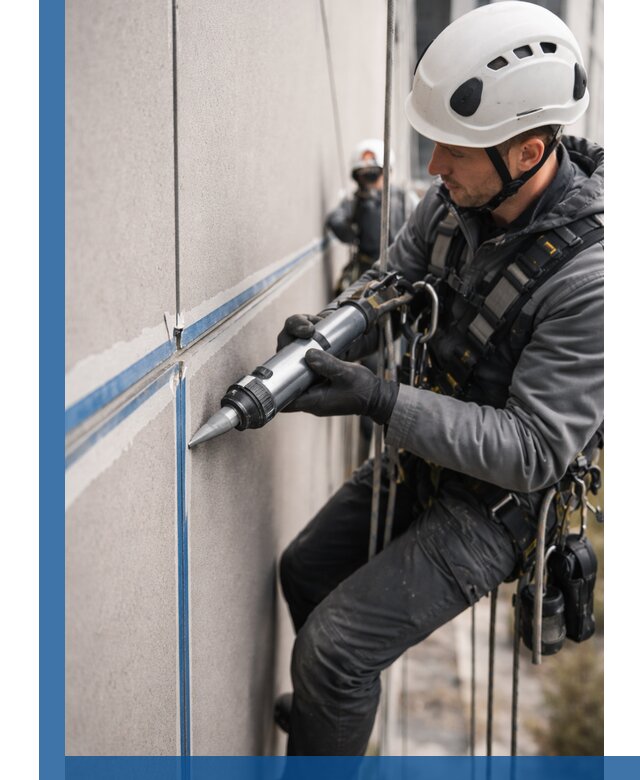 Герметизация стыков фасадных панелей в Вятских Поляне качественно и быстро