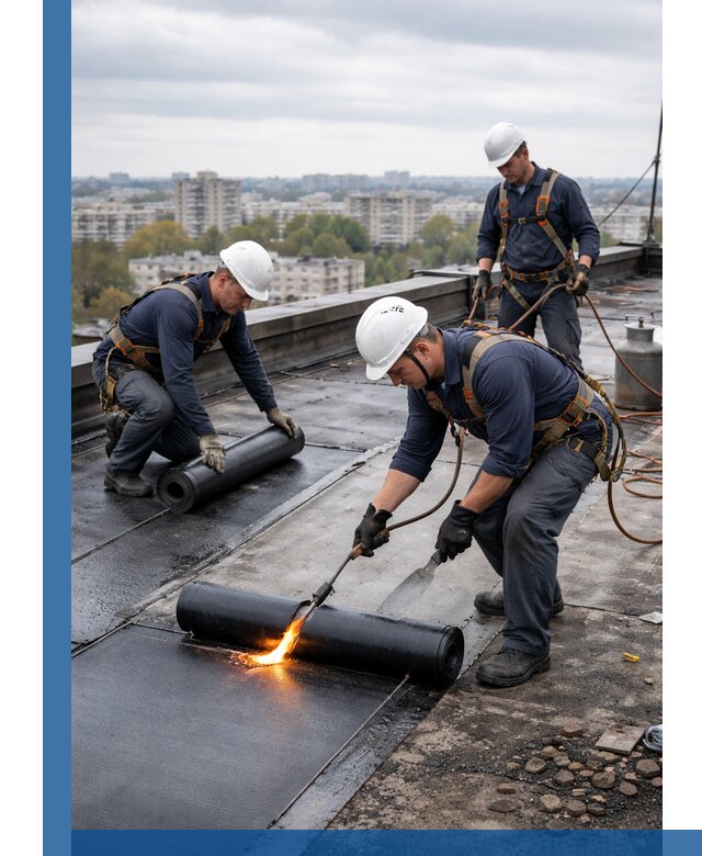 Ремонт наплавляемой кровли в Вятских Поляне качественно и надежно