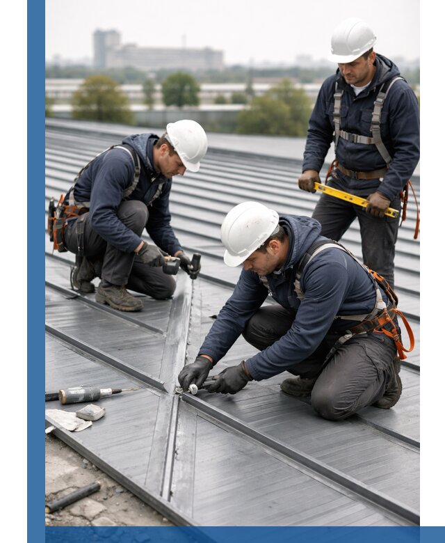 Ремонт фальцевой кровли в Вятских Поляне срочно и качественно