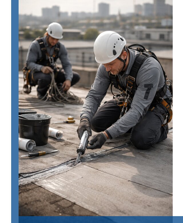 Аварийное и капитальное устранение протечек кровли в Вятских Поляне