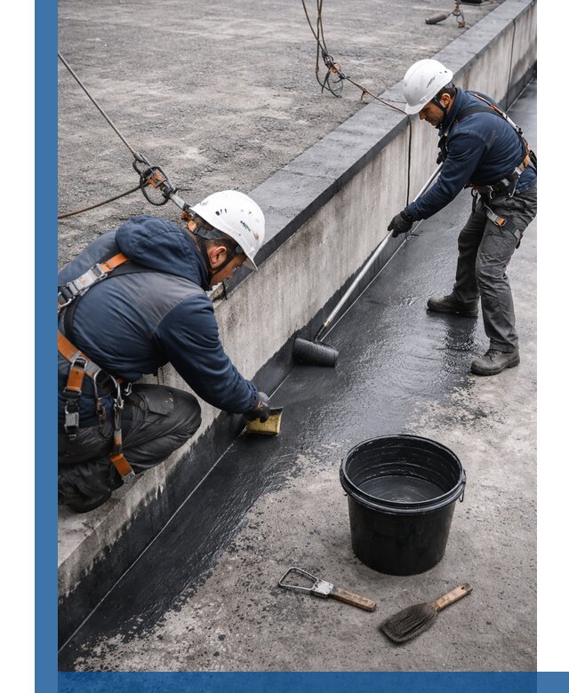 Гидроизоляция кровли жидкой резиной профессионально в Вятских Поляне