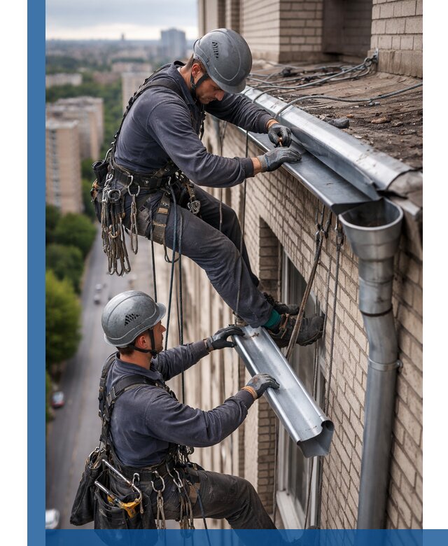 Ремонт водосточных желобов в Вятских Поляне, быстро и качественно