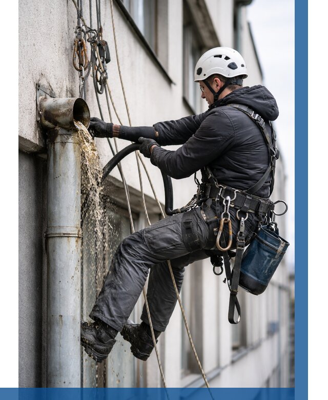 Прочистка водосточных труб в Вятских Поляне от 3553 р. | ВЫСОТНИК-Втс