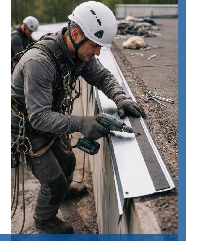 Монтаж капельника на кровле в Вятских Поляне от 305 р. | ВЫСОТНИК-Втс