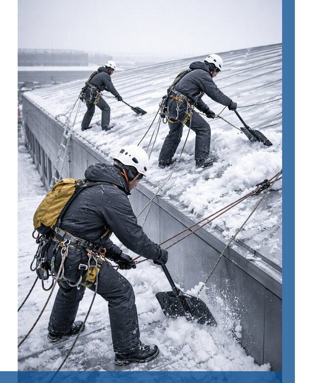 Очистка навесов от снега в Вятских Поляне от 4568 р. | ВЫСОТНИК-Втс