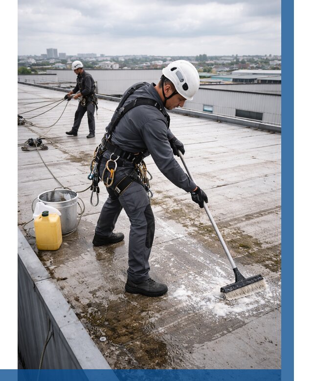 Очистка крыши по графику в Вятских Поляне от 7613 р. | ВЫСОТНИК-Втс