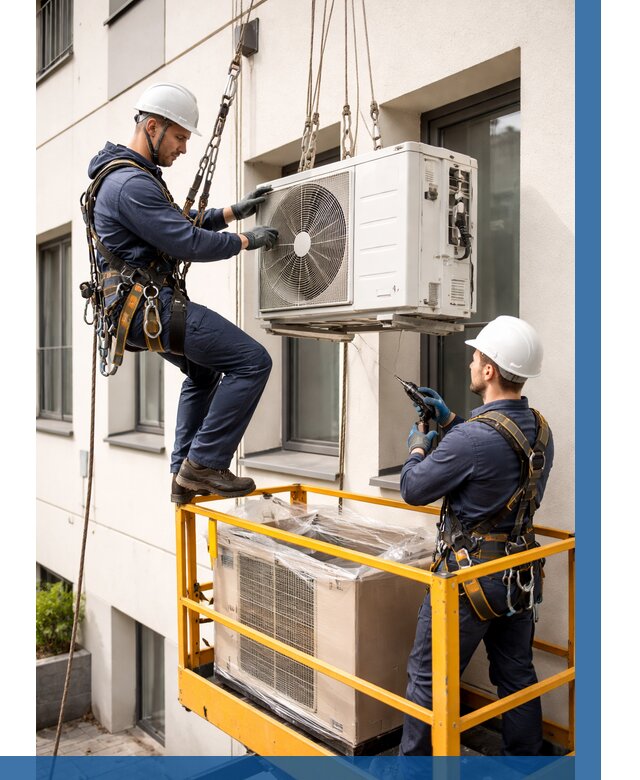 Демонтаж внешнего блока кондиционера в Вятских Поляне от 3553 р. | ВЫСОТНИК-Втс