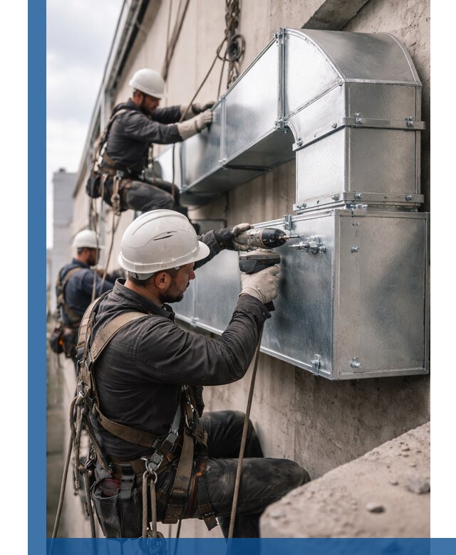 Профессиональный монтаж вентиляционных коробов в Вятских Поляне под ключ