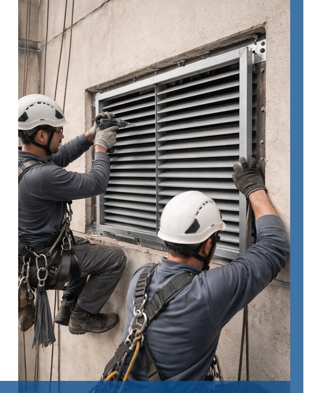 Монтаж вентиляционных решеток в Вятских Поляне от 4568 р. | ВЫСОТНИК-Втс