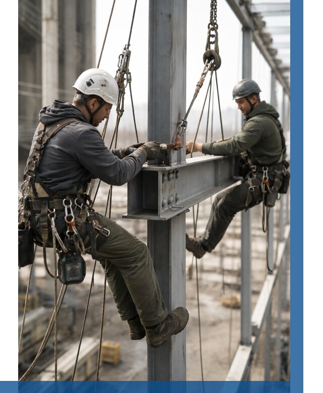Монтаж металлоконструкций на высоте в Вятских Поляне от 3553 р. | ВЫСОТНИК-Втс