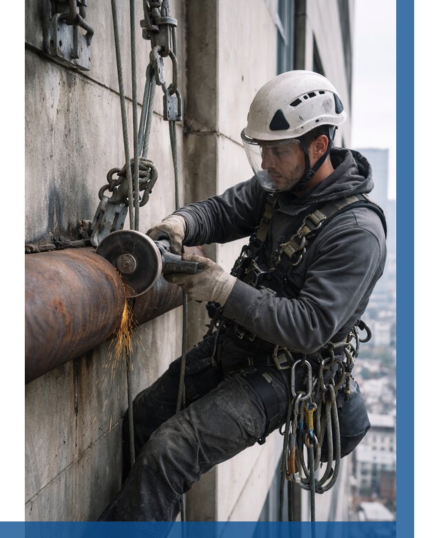 Резка металла на высоте в Вятских Поляне по цене от 4568 р. | ВЫСОТНИК-Втс