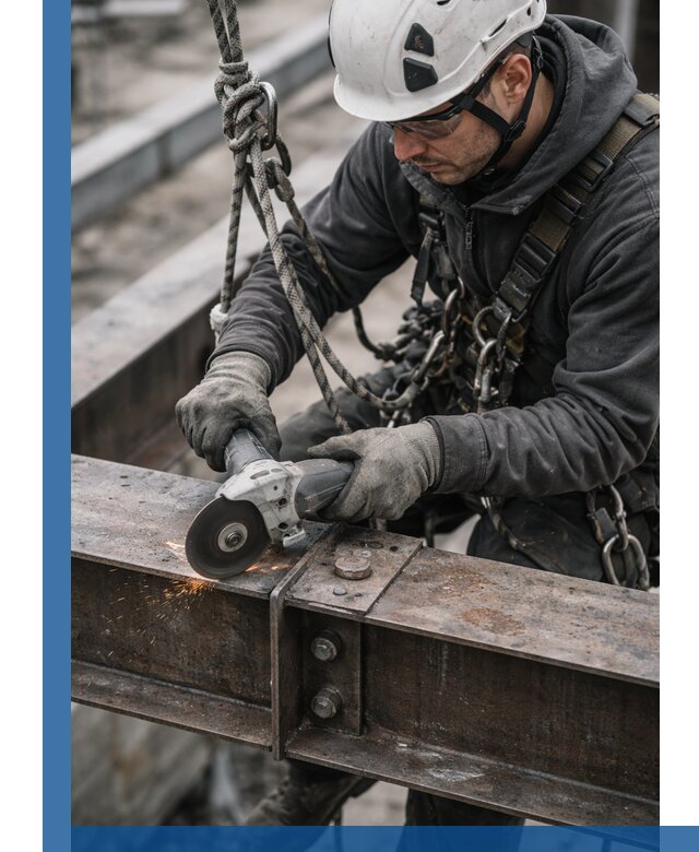 Резка металла на высоте в Вятских Поляне для зданий и конструкций