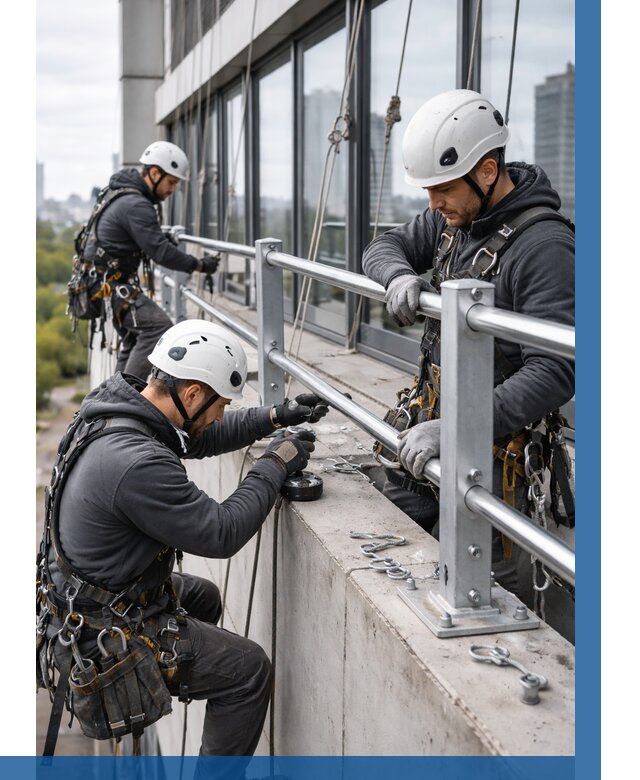 Монтаж ограждений на высоте в Вятских Поляне, от 1218 р. | ВЫСОТНИК-Втс