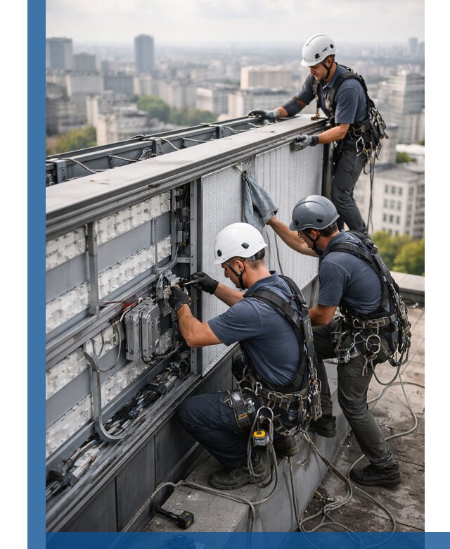 Профессиональное обслуживание крышной рекламы в Вятских Поляне под ключ