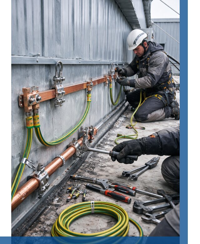 Монтаж заземления здания в Вятских Поляне от 25375 р. | ВЫСОТНИК-Втс