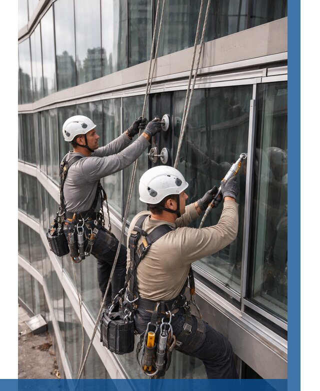 Радиусное остекление фасада в Вятских Поляне от 12180 р. | ВЫСОТНИК-Втс