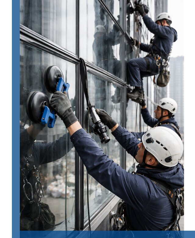 Радиусное остекление фасадов под ключ в Вятских Поляне с гарантиями