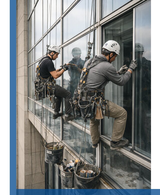 Ремонт витражных конструкций и фасадного остекления в Вятских Поляне