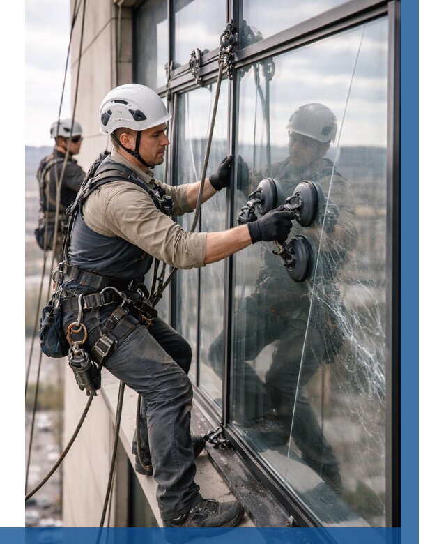 Замена стекла в витраже в Вятских Поляне под ключ от 8628 р. | ВЫСОТНИК-Втс