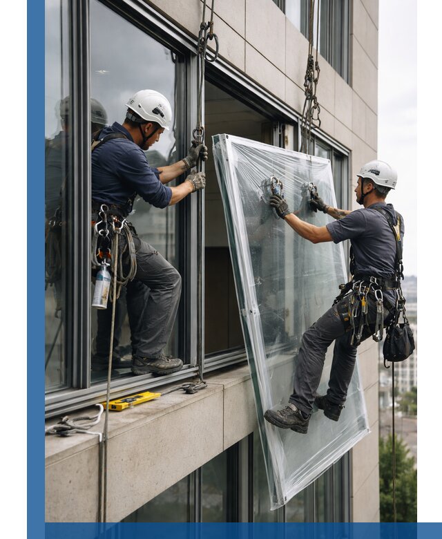 Профессиональная замена стекла в витраже в Вятских Поляне с гарантией