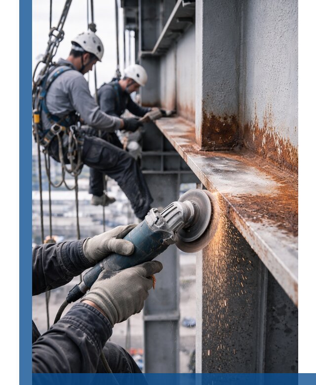 Зачистка металла от ржавчины и подготовка поверхностей в Вятских Поляне