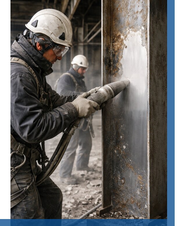 Удаление старой краски с металла в Вятских Поляне от 457 р. | ВЫСОТНИК-Втс