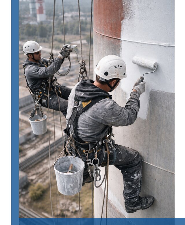 Покраска дымовых труб в Вятских Поляне: антикоррозийная защита и восстановление