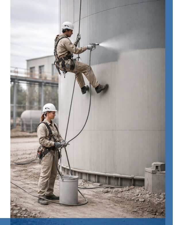 Покраска резервуаров в Вятских Поляне от 1218 р. | ВЫСОТНИК-Втс — заказать