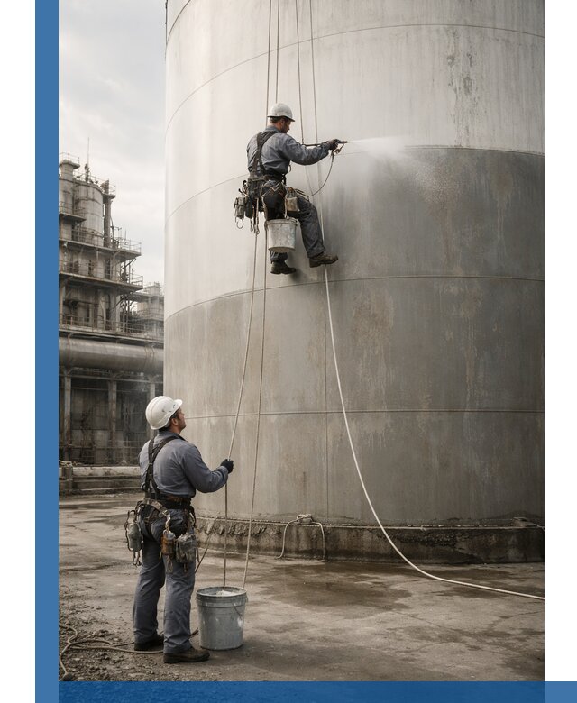 Покраска стальных резервуаров и емкостей в Вятских Поляне профессионально