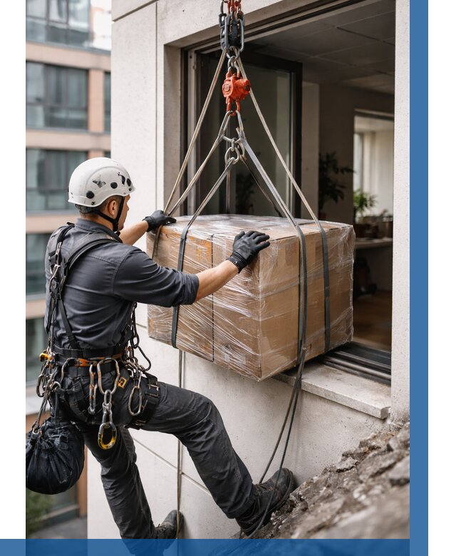 Подъем груза через окно в Вятских Поляне от 4568 р. | ВЫСОТНИК-Втс