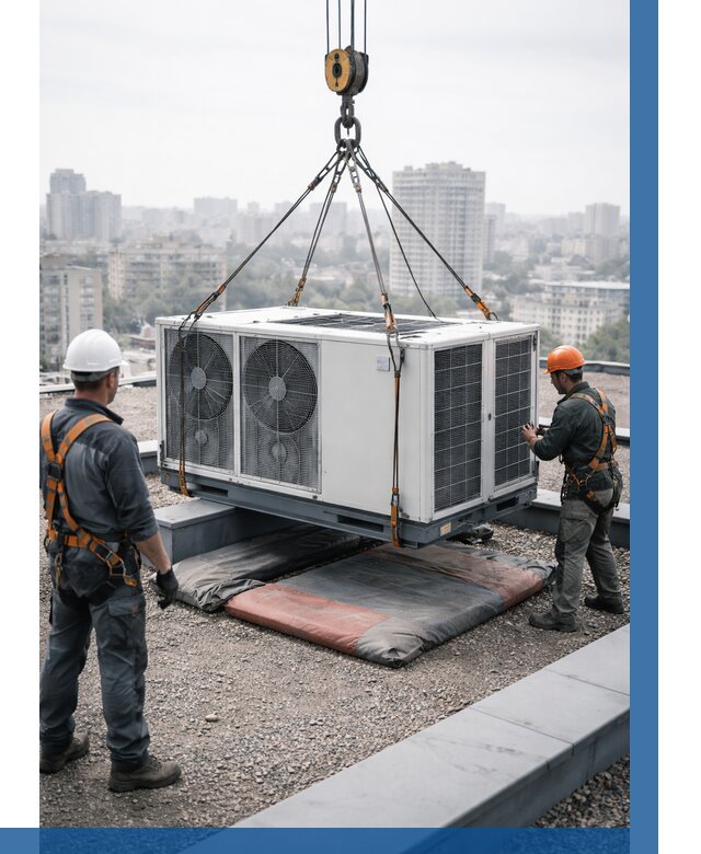 Подъем груза на крышу в Вятских Поляне от 5075 р. | ВЫСОТНИК-Втс заказать