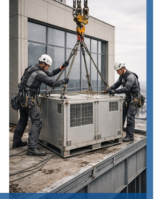 Такелажные работы на высоте в Вятских Поляне от 8120 р. | ВЫСОТНИК-Втс