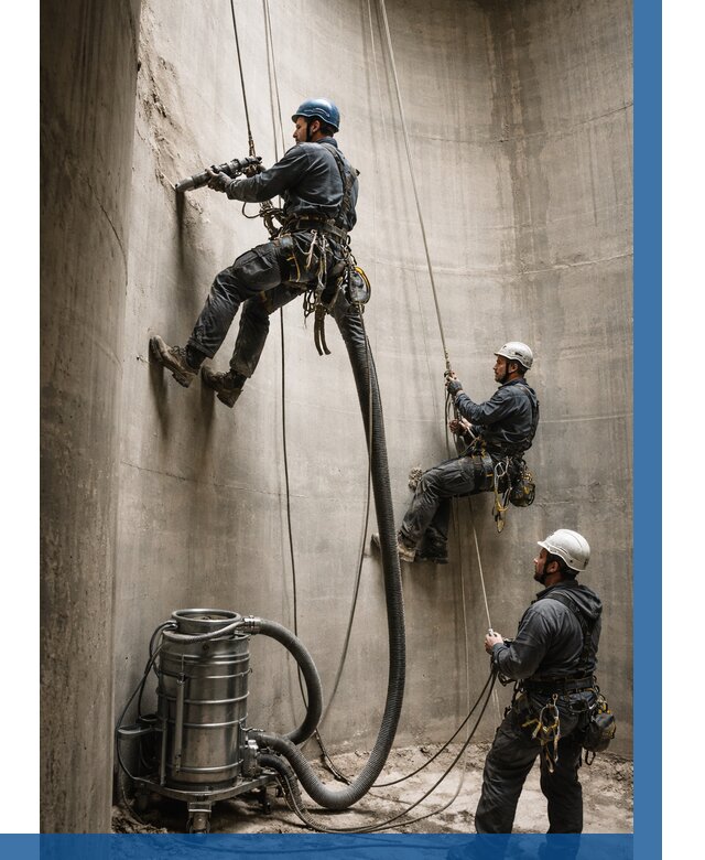 Зачистка силосов в Вятских Поляне от 4568 р. Договор и смета ВЫСОТНИК-Втс