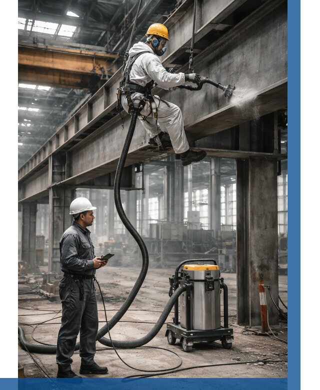 Обеспыливание конструкций в цехе в Вятских Поляне от 4263 р. | ВЫСОТНИК-Втс