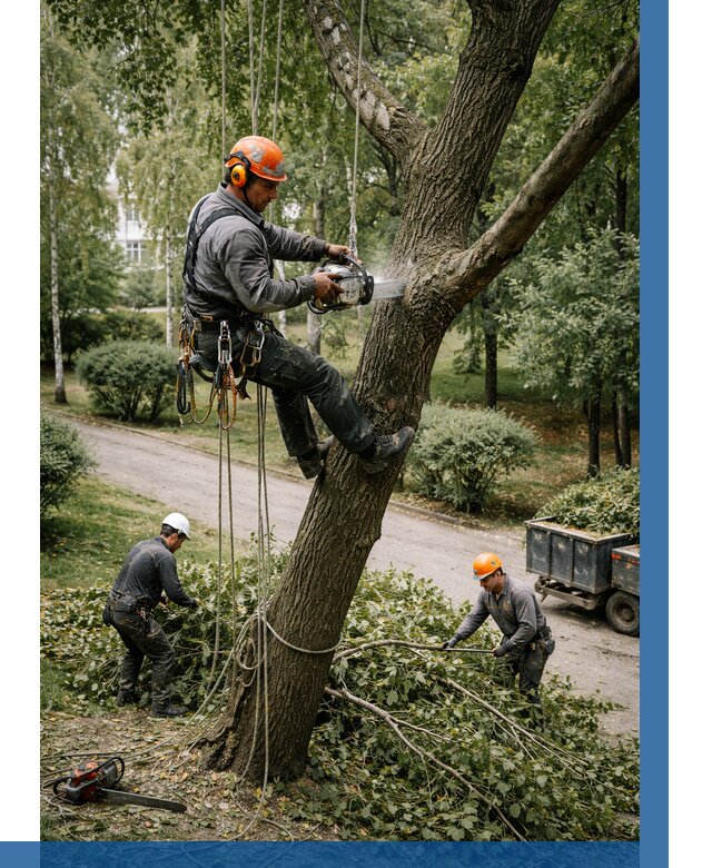 Кронирование деревьев в Вятских Поляне от 6598 р. | ВЫСОТНИК-Втс