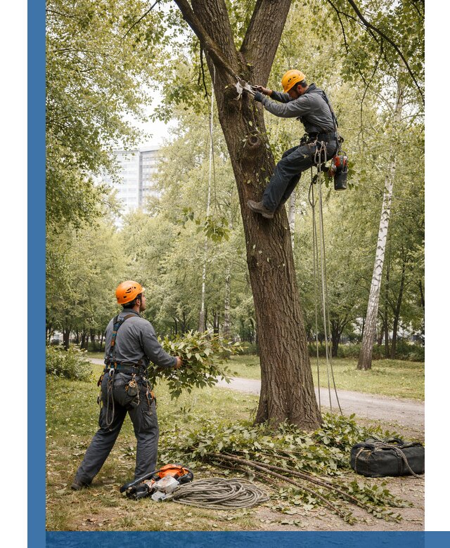 Санитарная обрезка деревьев в Вятских Поляне, профессионально и безопасно