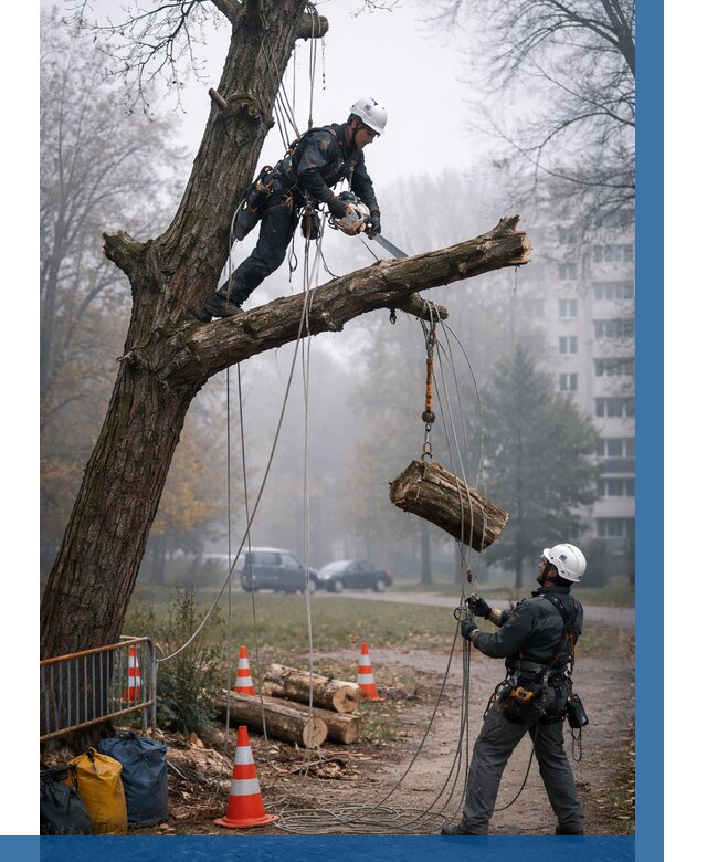 Удаление аварийных деревьев в Вятских Поляне от 15225 р. | ВЫСОТНИК-Втс