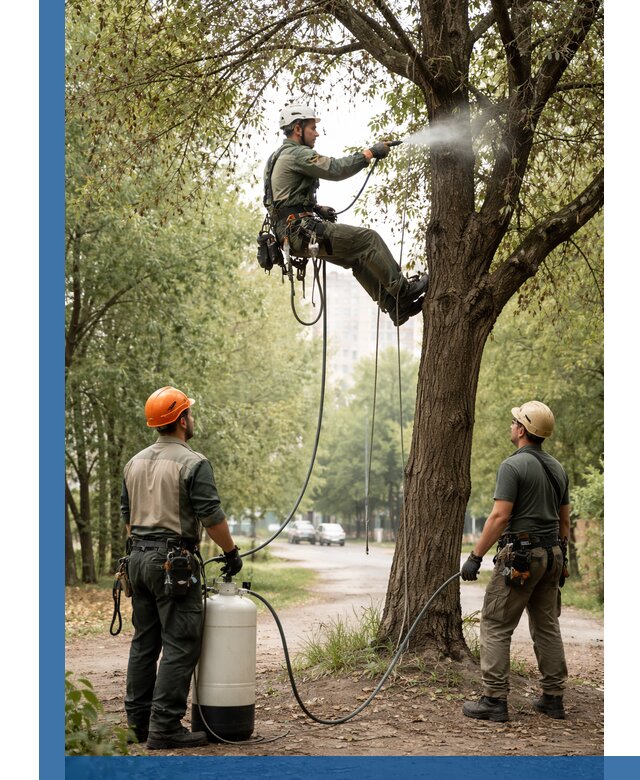 Обработка деревьев от вредителей в Вятских Поляне профессиональная защита