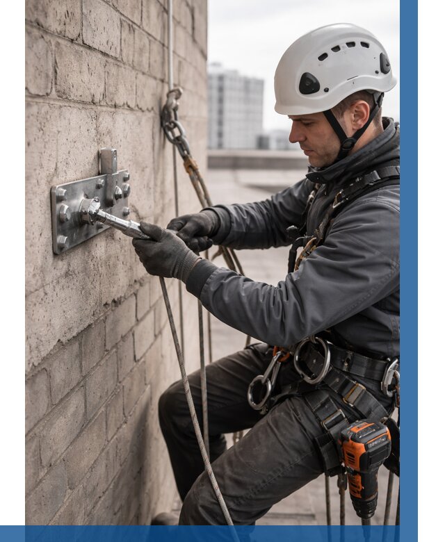 Установка анкерных точек в Вятских Поляне от 3553 р. | ВЫСОТНИК-Втс